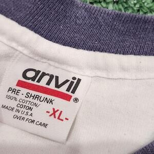 Vintage 1990s Single Stitch Anvil Vallonia Shirt